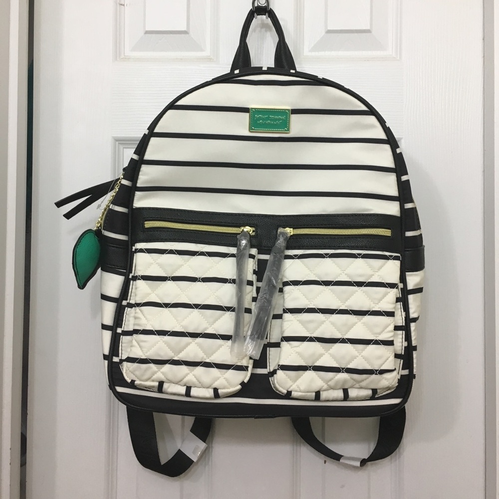 Betsy Johnson Stripe Backpack